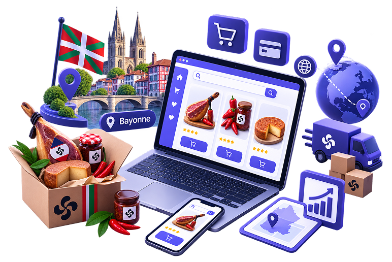 Guide complet : vendre vos produits basques en ligne depuis Bayonne
